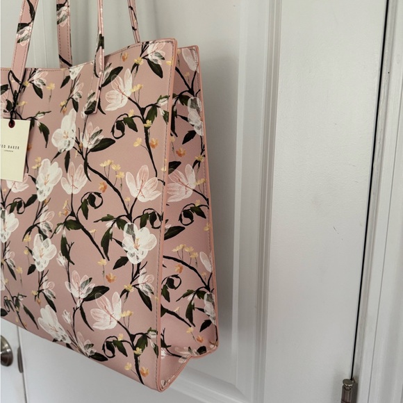 Ted Baker London The Icon Pink Floral Tote - Picture 11 of 15